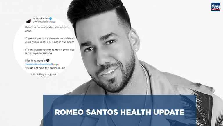 Romeo Santos Heart Attack Update