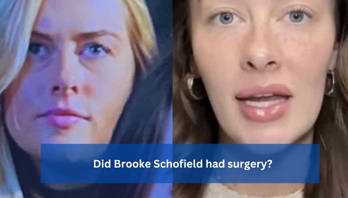 Brooke Schofield surgery Update