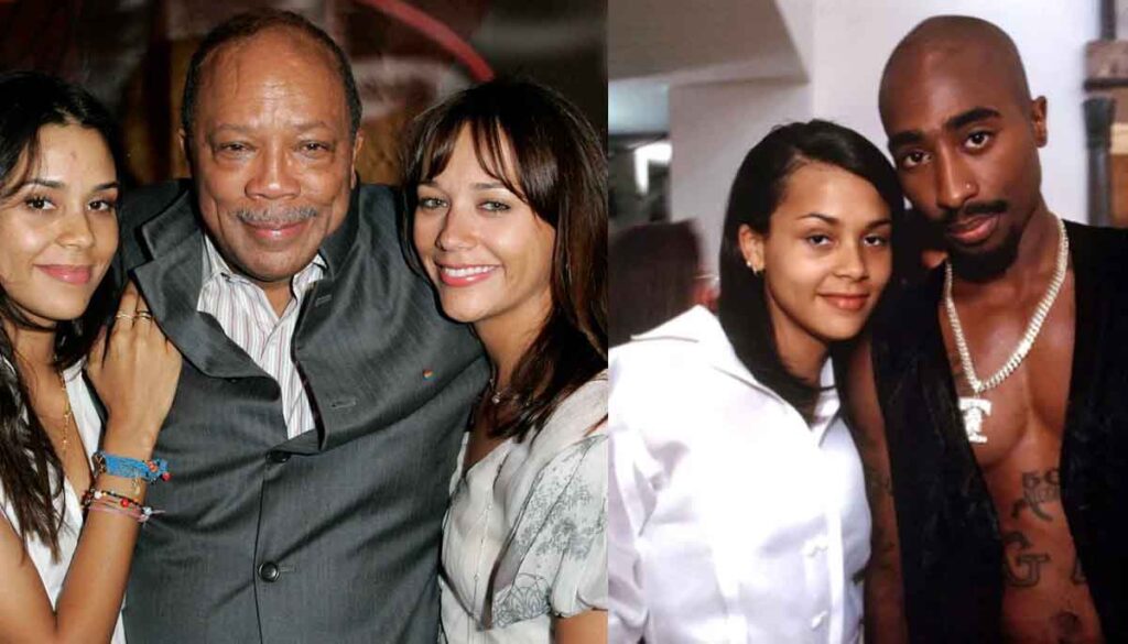 Tupac Dated Kidada Jones the daughter of Quincy Jones