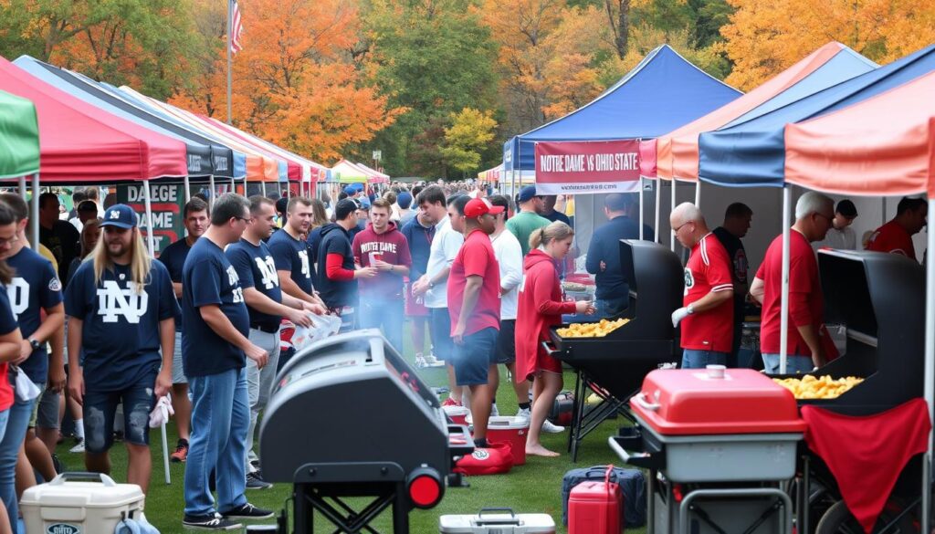 college football tailgating